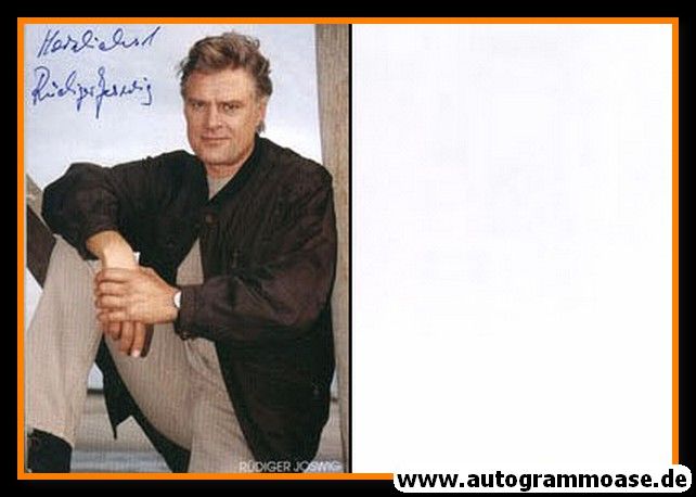 Autogramm Schauspieler | Rüdiger JOSWIG | 1990er (Portrait Color) 2
