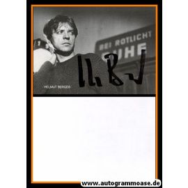 Autogramm Schauspieler | Helmut BERGER | 1980er (Portrait SW)