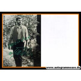 Autogramm Kabarett | Albert HERRNLEBEN | 2000er Foto (Portrait SW)