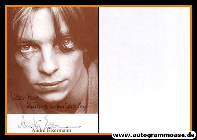 Autogramm Schauspieler | Andre EISERMANN | 1990er (Portrait SW)