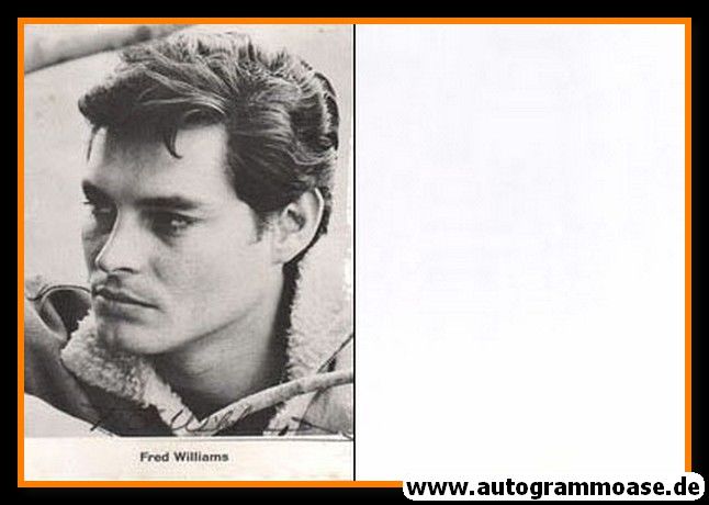 Autogramm Schauspieler | Fred WILLIAMS | 1960er (Portrait SW)