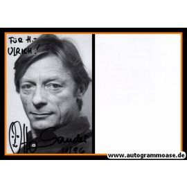 Autogramm Schauspieler | Otto SANDER | 1990er (Portrait SW)