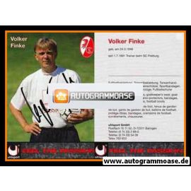 Autogramm Fussball | SC Freiburg | 1996 | Volker FINKE