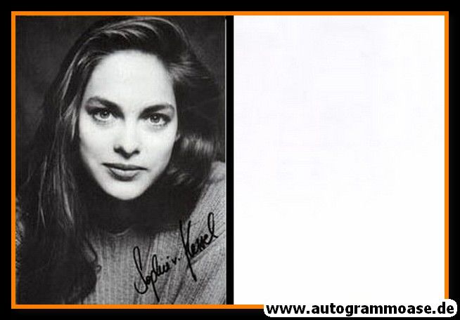 Autogramm Schauspieler | Sophie VON KESSEL | 1990er (Portrait SW)