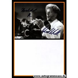 Autogramm Regisseur | Dieter WEDEL | 1990er Foto (Portrait SW)
