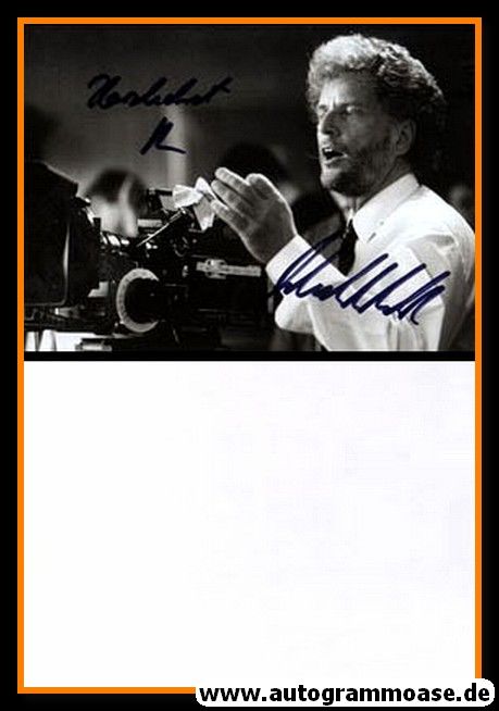 Autogramm Regisseur | Dieter WEDEL | 1990er Foto (Portrait SW)