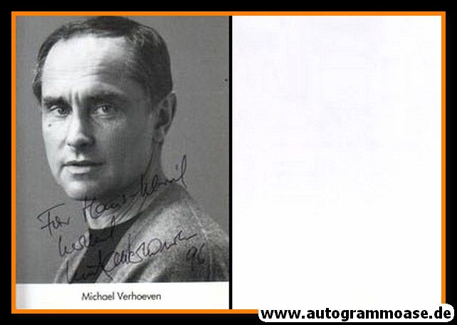 Autogramm Schauspieler | Michael VERHOEVEN | 1980er (Portrait SW)