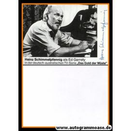 Autogramm Film | Heinz SCHIMMELPFENNIG | 1979 "Das Gold Der Wüste" (Portrait SW)