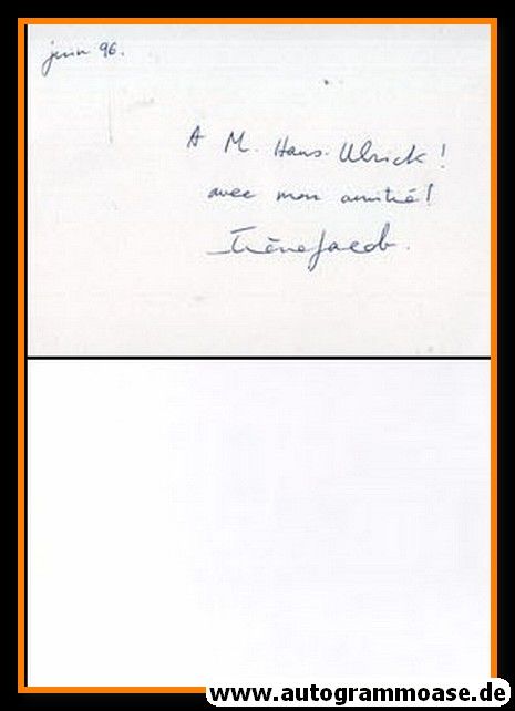 Autogramm Film (Frankreich) | Irene JACOB (Grusskarte)
