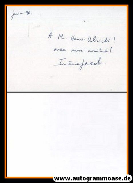 Autograph Film (FR) | Irene JACOB (Grusskarte)