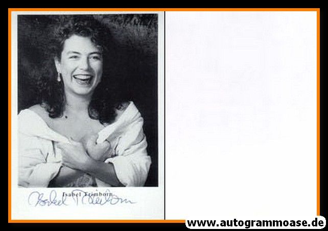 Autogramm Schauspieler | Isabel TRIMBORN | 2000er (Portrait SW) 