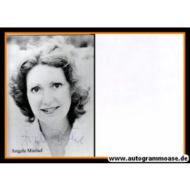 Autogramm Schauspieler | Angela MÜTHEL | 1980er (Portrait SW) 