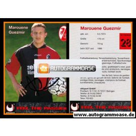 Autogramm Fussball | SC Freiburg | 1996 | Marouene GUEZMIR