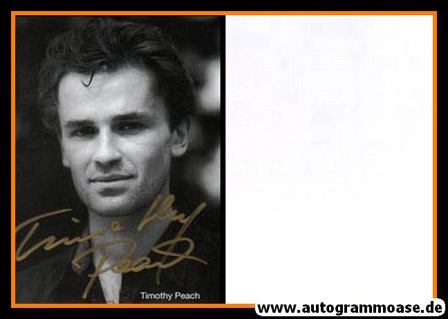 Autogramm Schauspieler | Timothy PEACH | 1990er (Portrait SW)