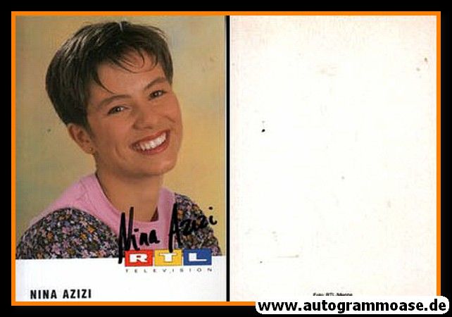 Autogramm TV | RTL | Nina AZIZI | 1990er (Portrait Color)