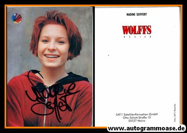 Autogramm TV | SAT1 | Nadine SEIFFERT | 1990er "Wolffs Revier"