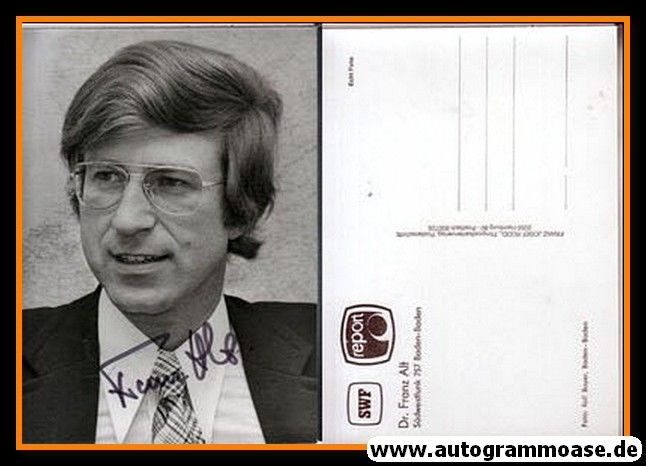 Autogramm TV | SWF | Franz ALT | 1980er "Report"