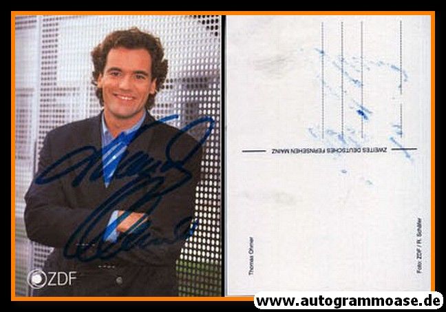 Autogramm TV | ZDF | Thomas OHRNER | 1990er (Portrait Color) Schäfer