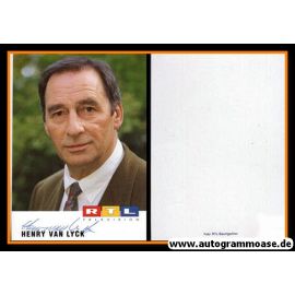 Autogramm TV | RTL | Henry VAN LYCK | 1990er (Portrait Color) Baumgartner