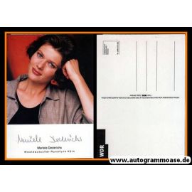 Autogramm TV | WDR | Mariele DEDERICHS | 1980er (Portrait Color)