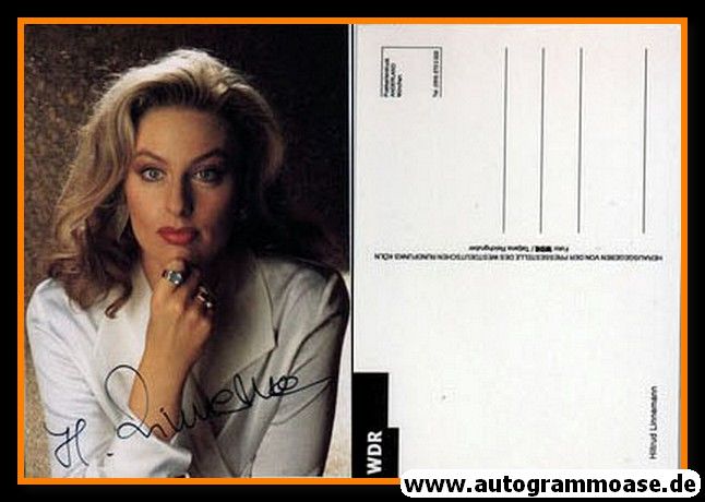 Autogramm TV | WDR | Hiltrud LINNEMANN | 1980er (Portrait Color)