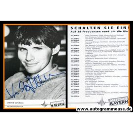 Autogramm Radio | Antenne Bayern | Viktor WORMS | 1980er (Portrait SW)