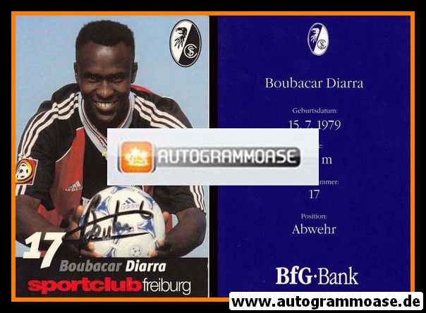 Autogramm Fussball | SC Freiburg | 1998 | Boubacar DIARRA