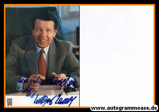 Autogramm TV | SFB | Lothar LOEWE | 1990er (Portrait Color)