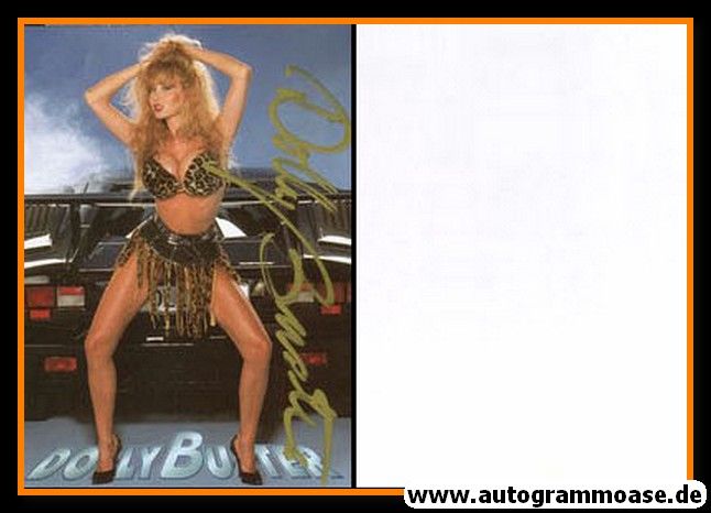 Autogramm Erotik | DOLLY BUSTER | 1980er (Portrait Color)