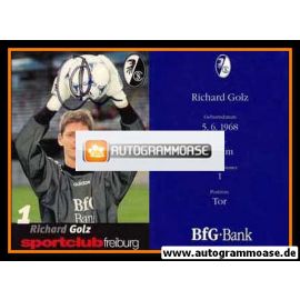 Autogramm Fussball | SC Freiburg | 1998 | Richard GOLZ