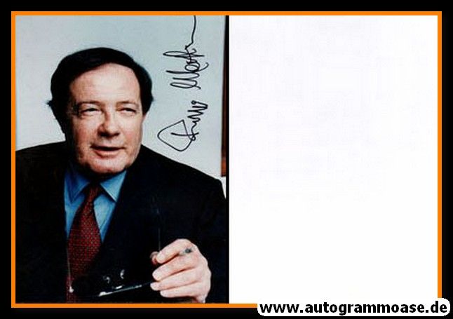 Autogramm Film (Italien) | Ruggero MASTROIANNI | 1990er Foto (Portrait Color)