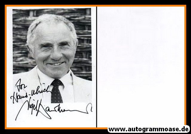 Autogramm Film (UK) | Nigel HAWTHORNE | 1990er Foto (Portrait SW)