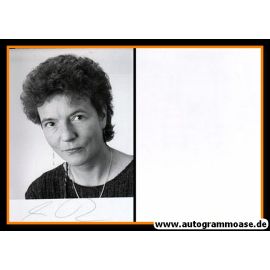 Autogramm Politik | GRÜNE | Angelika BEER | 1980er Foto (Portrait SW)
