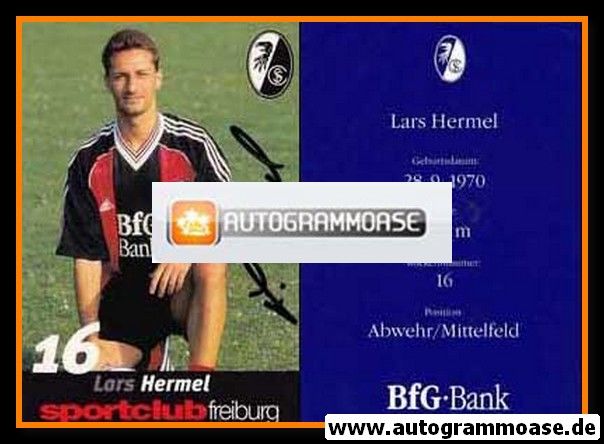Autogramm Fussball | SC Freiburg | 1998 | Lars HERMEL