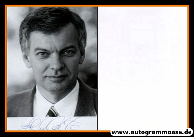 Autogramm Politik | SPD | Gerd WALTER | 1990er Foto (Portrait SW)