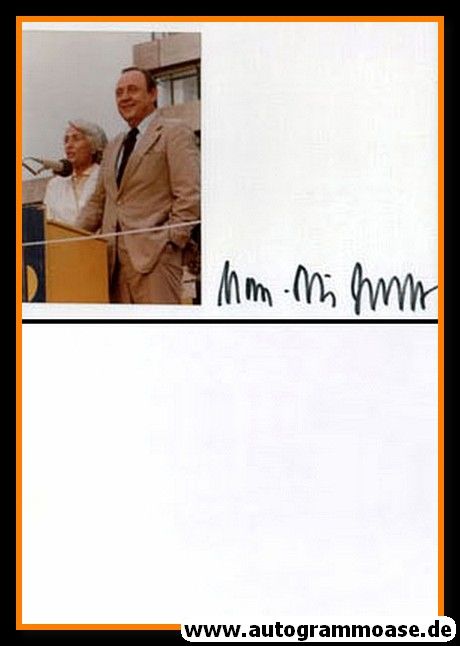 Autograph Politik | FDP | Hans-Dietrich GENSCHER