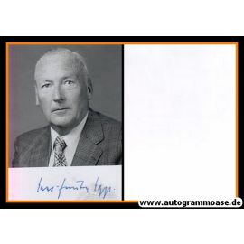 Autogramm Politik | FDP | Hans-Günter HOPPE | 1980er Foto (Portrait SW)