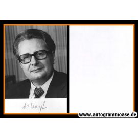 Autogramm Politik | SPD | Hans-Jochen VOGEL | 1970er (Portrait SW) 4