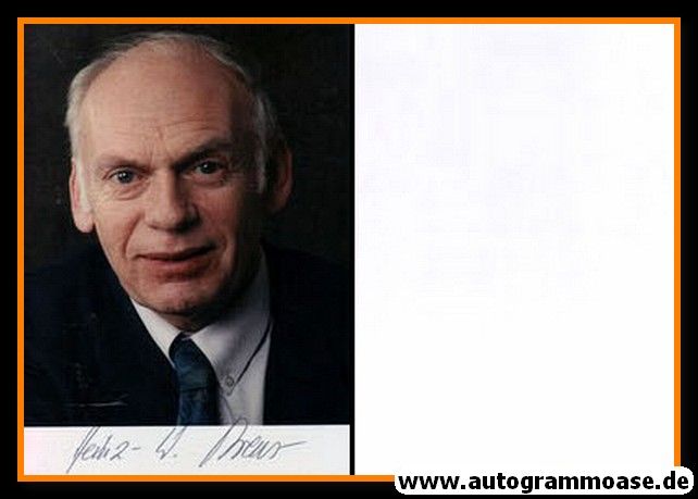 Autogramm Politik | SPD | Heinz-Werner ARENS | 1990er Foto (Portrait Color)