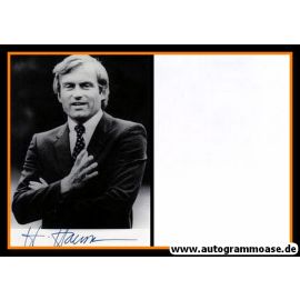 Autogramm Politik | FDP | Helmut HAUSSMANN | 1980er Foto (Portrait SW) 2