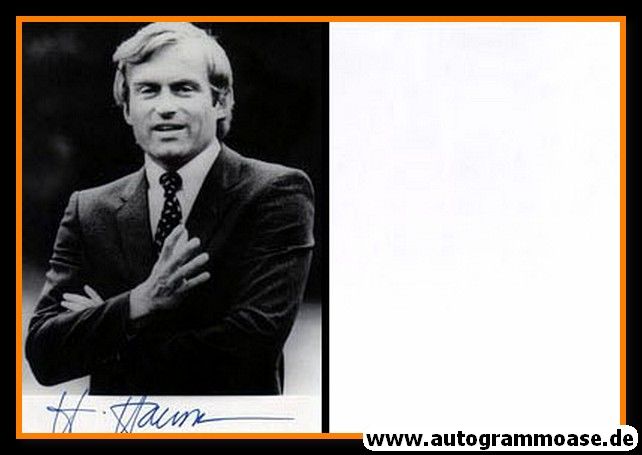 Autogramm Politik | FDP | Helmut HAUSSMANN | 1980er Foto (Portrait SW) 2