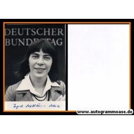 Autogramm Politik | SPD | Ingrid MATTHÄUS-MAIER | 1980er (Portrait SW)