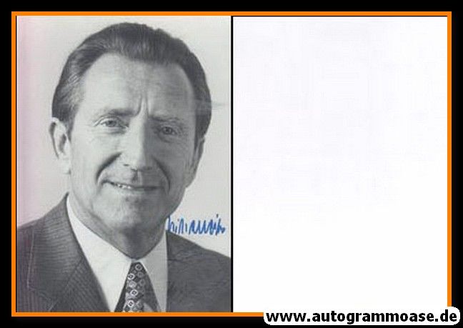Autogramm Politik | CSU | Karl HILLERMEIER | 1990er (Portrait SW)
