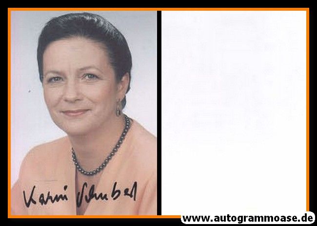 Autogramm Politik | SPD | Karin SCHUBERT | 1990er (Portrait Color)