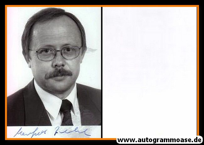 Autogramm Politik | SPD | Manfred PÜCHEL | 2000er Foto (Portrait SW)