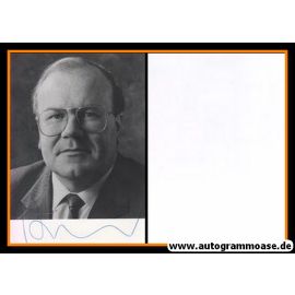 Autogramm Politik | FDP | Martin BANGEMANN | 1980er Foto (Portrait SW) 