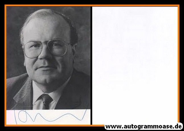 Autogramm Politik | FDP | Martin BANGEMANN | 1980er Foto (Portrait SW) 