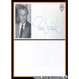 Autogramm Politik | Dänemark | Poul SCHLÜTER | Präsident 1982-1993 | 1990er (Portrait SW)
