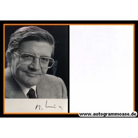 Autogramm Politik | FDP | Burkhard HIRSCH | 1980er (Portrait SW)