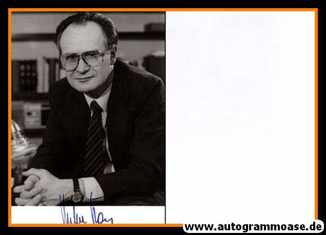 Autogramm Politik | SPD | Peter GLOTZ | 1980er (Portrait SW)